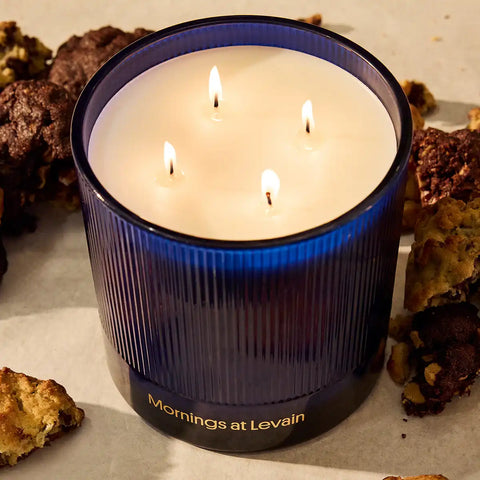 Mornings at Levain Candle